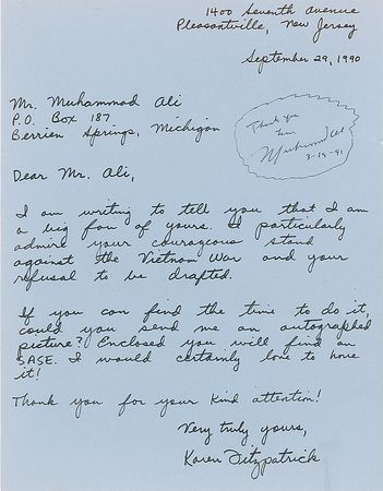 Lot #1428 Muhammad Ali Signatures - Image 2
