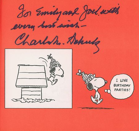 Lot #847 Charles Schulz Book - Image 1