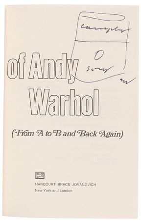 Lot #819 Andy Warhol: Featuring four “Campbell’s Soup” drawings - Image 2