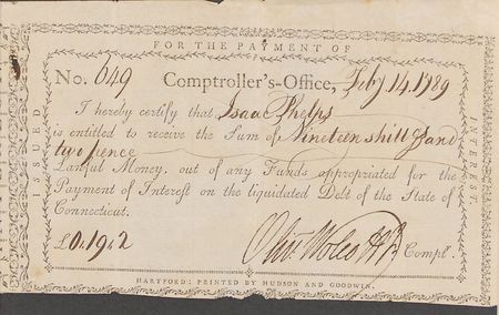 Lot #372 Oliver Wolcott, Jr Signed Document - Image 2