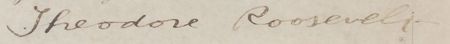 Lot #57 Theodore Roosevelt Signed Document - Image 2