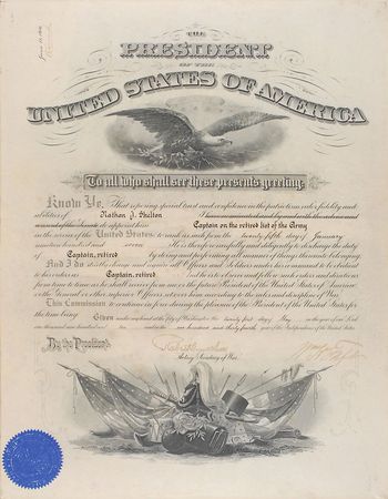 Lot #65 William H. Taft Signed Document - Image 1