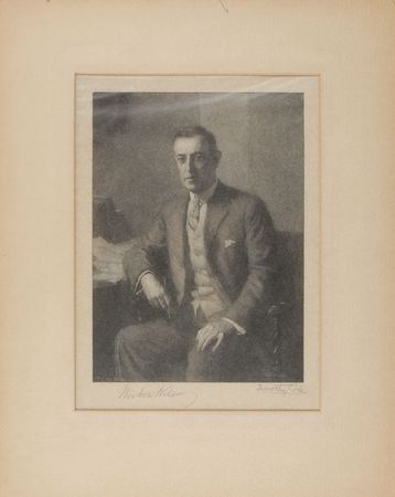 Lot #70 Woodrow Wilson Engraving - Image 2