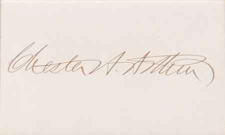 Lot #44 Chester A. Arthur Signature - Image 1