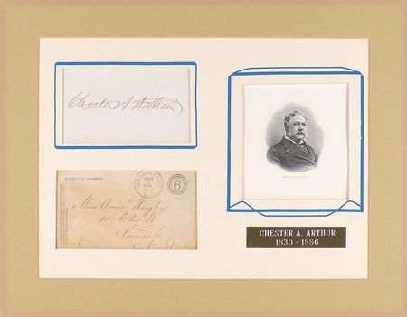 Lot #44 Chester A. Arthur Signature - Image 2