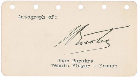 Lot #1679 Tennis Signatures - Image 1
