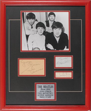 Lot #892 Beatles: Choice set of Fab Four signatures circa 1964 - Image 1