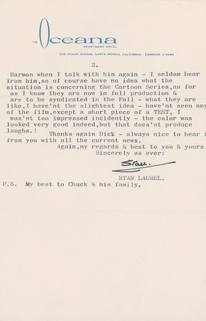 Lot #1127 Stan Laurel - Image 2