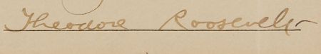 Lot #59 Theodore Roosevelt Signed Document - Image 3