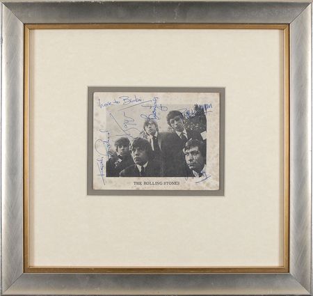 Lot #926 Rolling Stones Signed Photograph - Image 1