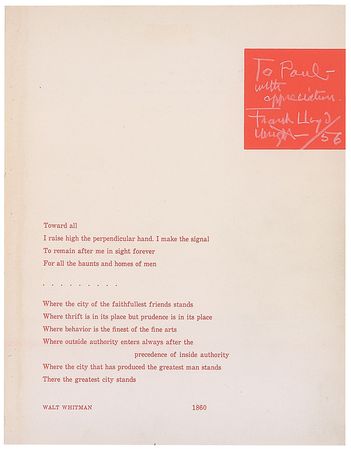 Lot #731 Frank Lloyd Wright Book - Image 1