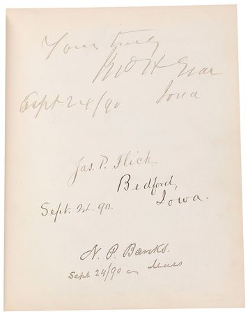 Lot #179 Congressional Autograph Book: Over 100 members of the ?Billion Dollar Congress? - Image 2