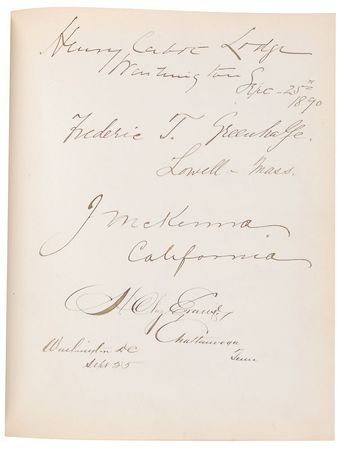 Lot #179 Congressional Autograph Book: Over 100 members of the ?Billion Dollar Congress? - Image 3