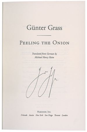 Lot #756 Gunter Grass Book - Image 1