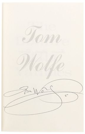 Lot #827 Tom Wolfe Book - Image 1