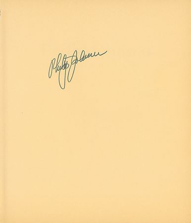 Lot #767 Philip Johnson Book - Image 1