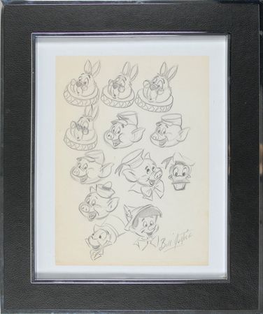 Lot #835 Disney: Bill Justice Sketch - Image 2