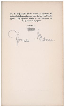 Lot #689 Thomas Mann Book - Image 1