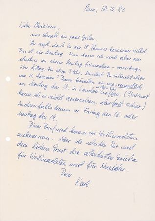 Lot #261 Karl Popper: Phenomenal collection of letters from one of the greatest scientific philosophers of all time—the first Popper we have ever offered - Image 3