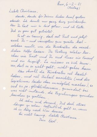 Lot #261 Karl Popper: Phenomenal collection of letters from one of the greatest scientific philosophers of all time—the first Popper we have ever offered - Image 4