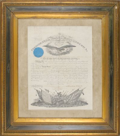 Lot #34 Abraham Lincoln: Boldly signed 1864