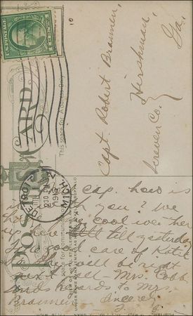 Lot #1388 Ty Cobb Handwritten Letter Signed - Image 2