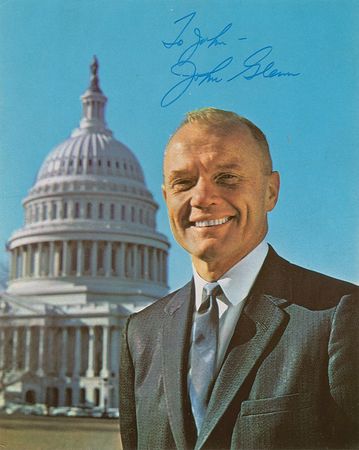 Lot #593 John Glenn Signed Photographs - Image 2