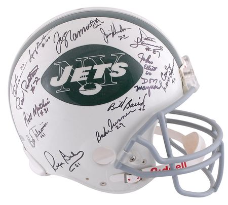 Lot #1612 NY Jets Football Helmet - Image 1