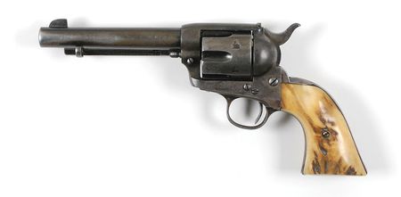 Lot #417 Colt Single Action Army Revolver with Stag Grips Revolver - Image 2