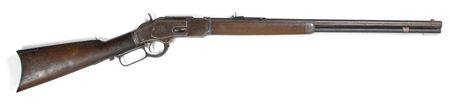 Lot #428 Third Model Winchester 1873 Lever Action Rifle Rifle - Image 2