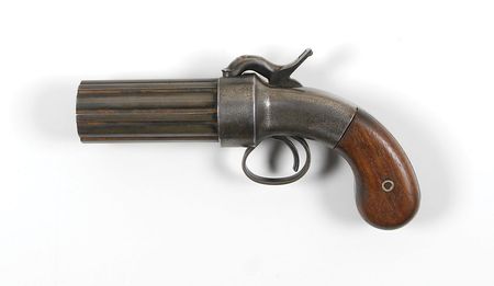 Lot #431 Reproduction Ethan Allen Pepperbox Pistol - Image 1