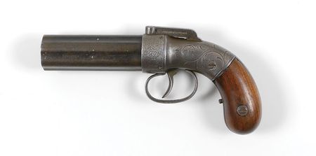 Lot #409 Allen and Thurber Percussion Pepperbox Pistol Pistol - Image 1