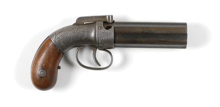 Lot #409 Allen and Thurber Percussion Pepperbox Pistol Pistol - Image 2