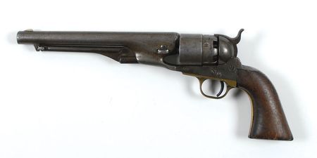 Lot #411 Civil War Colt Model 1860 Army Percussion Revolver Revolver - Image 1