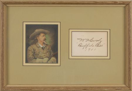 Lot #393 William F. ?Buffalo Bill? Cody Signature - Image 1