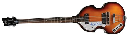 Lot #902 Beatles: Paul McCartney: Trademark Hofner ?violin? bass signed in person - Image 1