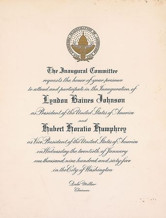 Lot #121 Lyndon B. Johnson - Image 1