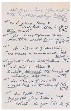 Lot #665 Charles L. Dodgson: “Surely the ‘Lady’ risks her credit, in publishing verses containing bad English, & mere nonsense, & praising it as ‘very beautiful’ poetry?” - Image 3