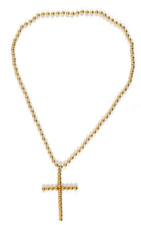 Lot #113 Jacqueline Kennedy: Stunning gold brooch and necklace worn by the beloved fashion icon and kept until her death in 1994 - Image 2