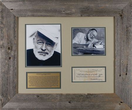 Lot #675 Ernest Hemingway: Hemingway check from the year of his first African safari, inspiration for The Snows of Kilimanjaro - Image 2