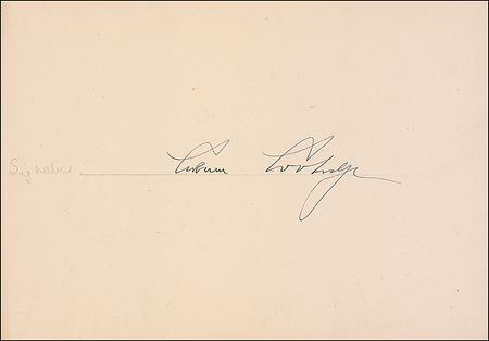 Lot #1651 Calvin Coolidge Signature - Image 2