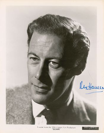 Lot #1814 Rex Harrison Signed Photographs - Image 1