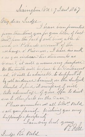 Lot #476 Robert E. Lee: Lee finds reliable intellectual comrades as he explores the controversial subject of prisoner exchange during the Civil War - Image 1
