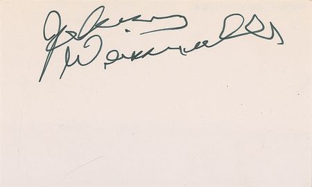 Lot #1396 Johnny Weissmuller Signature - Image 1