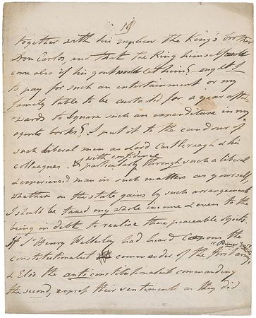 Lot #1711 Sir William Sidney Smith Handwritten Letter Signed - Image 1