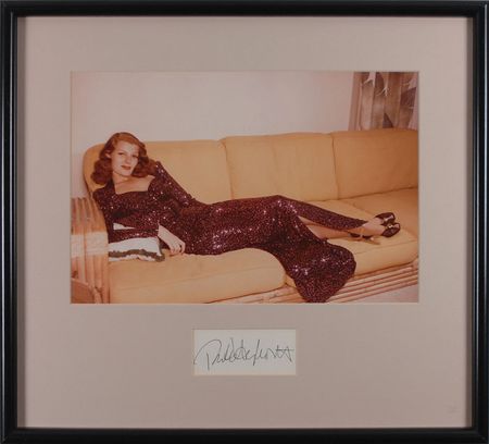 Lot #1816 Rita Hayworth Signature - Image 1