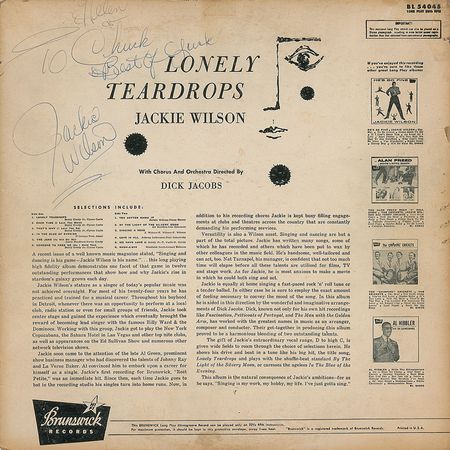 Lot #965 Jackie Wilson Album - Image 1