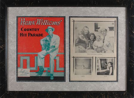 Lot #964 Hank Williams Songbook Page - Image 1
