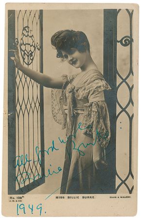 Lot #1793 Billie Burke Signed Photograph - Image 1