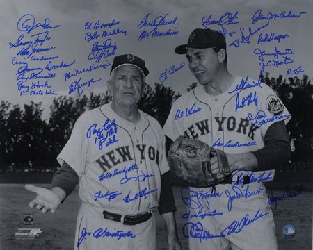 Lot #1578 NY Mets: Great Mets collection, featuring Berra, Seaver, and the 1969 champs - Image 2